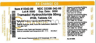 Rxchange Co. (33358-342-00) Tramadol 50mg, 100 Tablets (Rxchange Co. (33358 342 00) Tramadol 50mg, 100 Tablets)